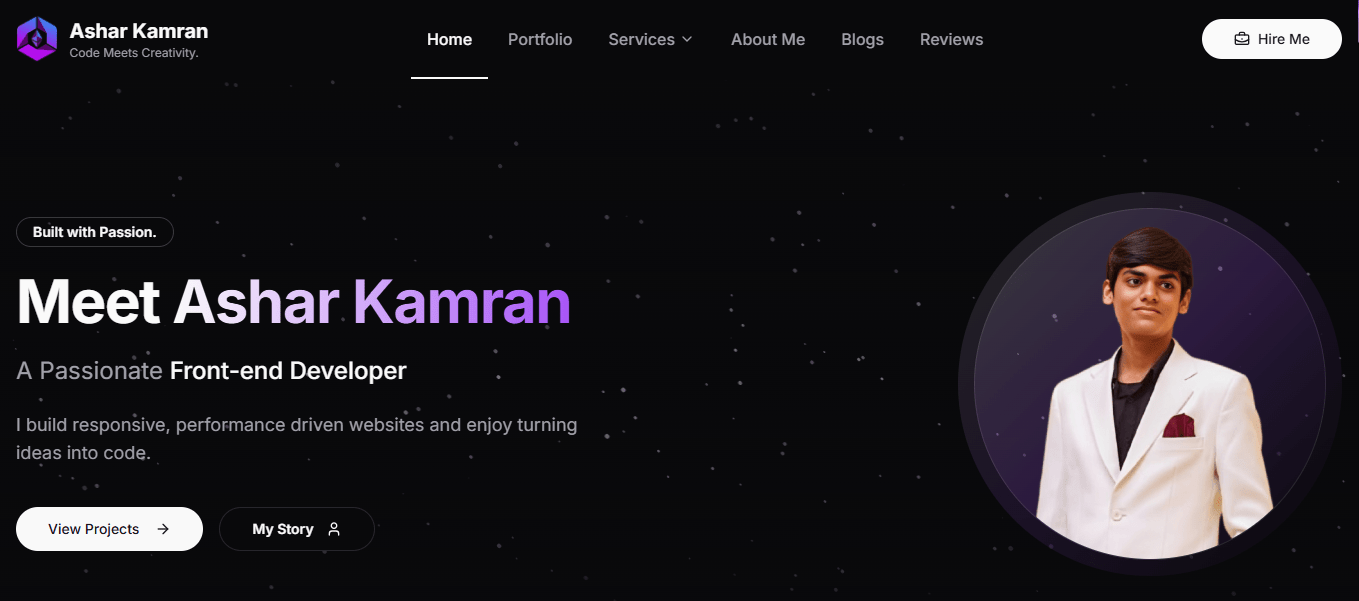 Ashar Kamran | Experienced Full Stack Developer